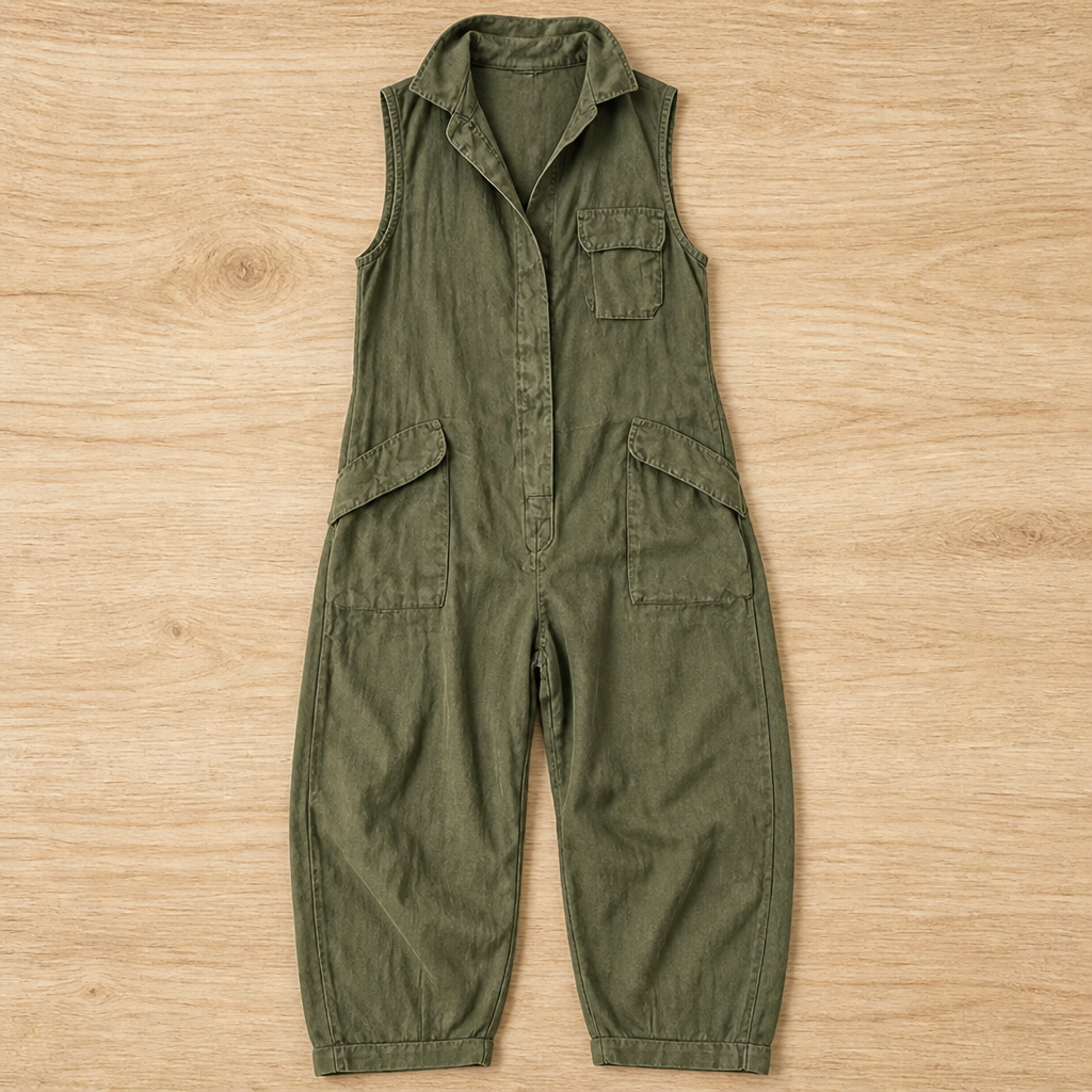 Velaire™ Sleeveless Overalls — Move Freely, Look Effortlessly Magnetic All Day