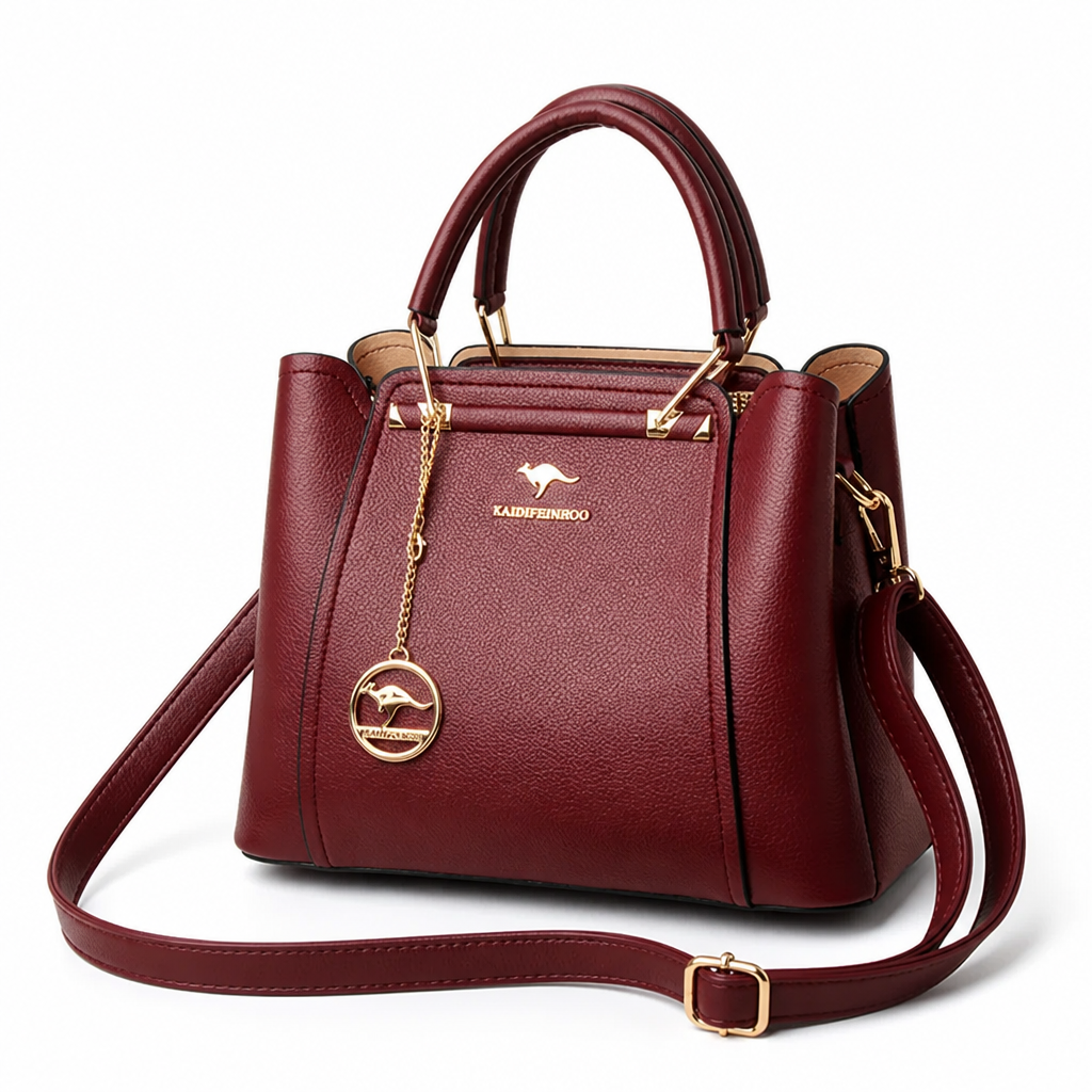 Premium PU Leather Convertible Shoulder Bag (Crossbody Strap)