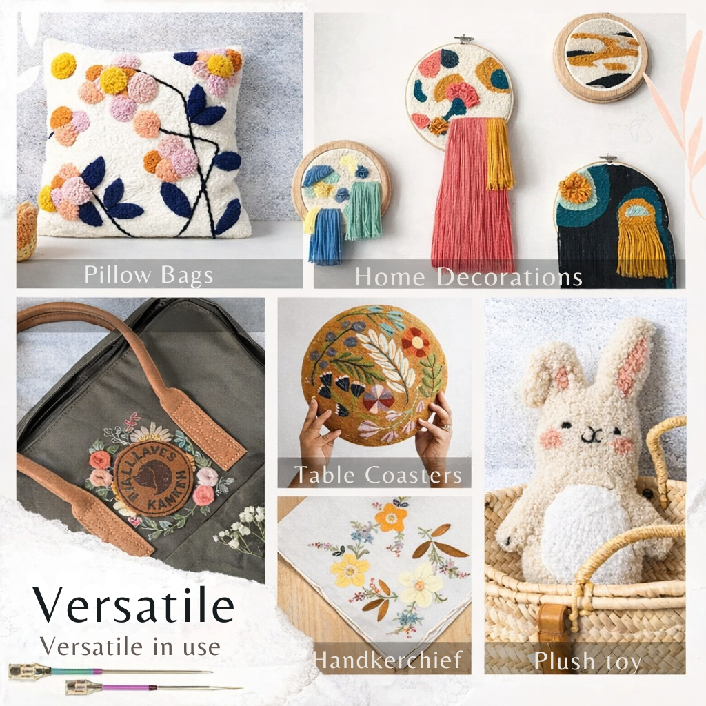 Embroidery Kit | Precise Stitching Technique | Comfortable Ergonomic Handle | StitchSage