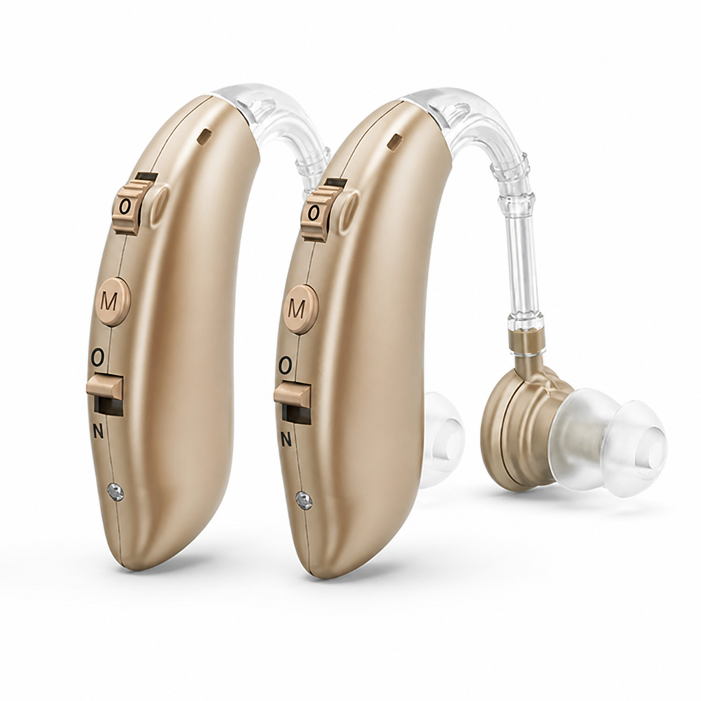 Rechargeable 3D Sound One-Touch Hearing Aid (Single or Pair)