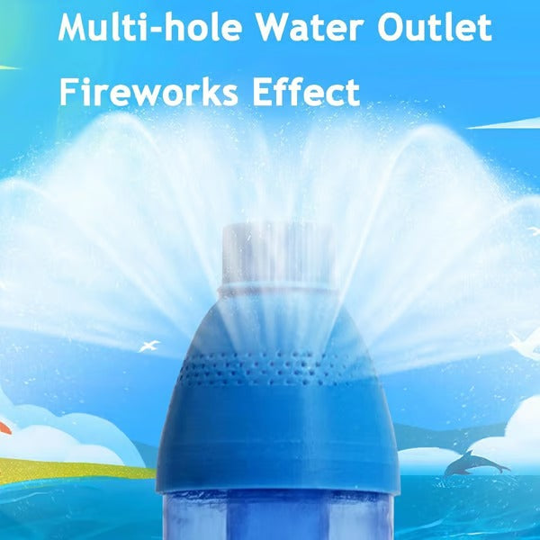 Outdoor Fun Water Blaster with Fireworks Spray Design