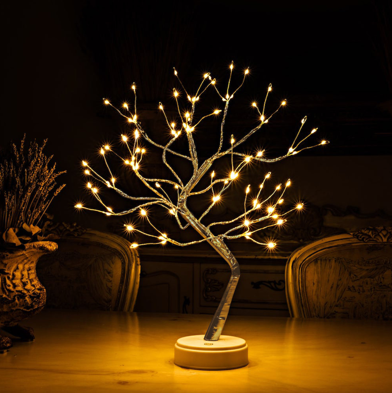 Magical Light Tree – Distinctive LED Battery Table Lamp – Cordless Bedside Lamp