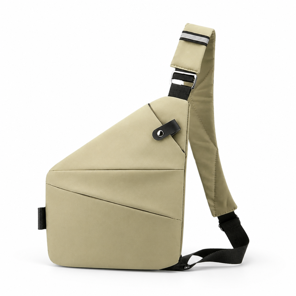 Cut-Resistant Strap & RFID-Blocking Pocket Crossbody Bag