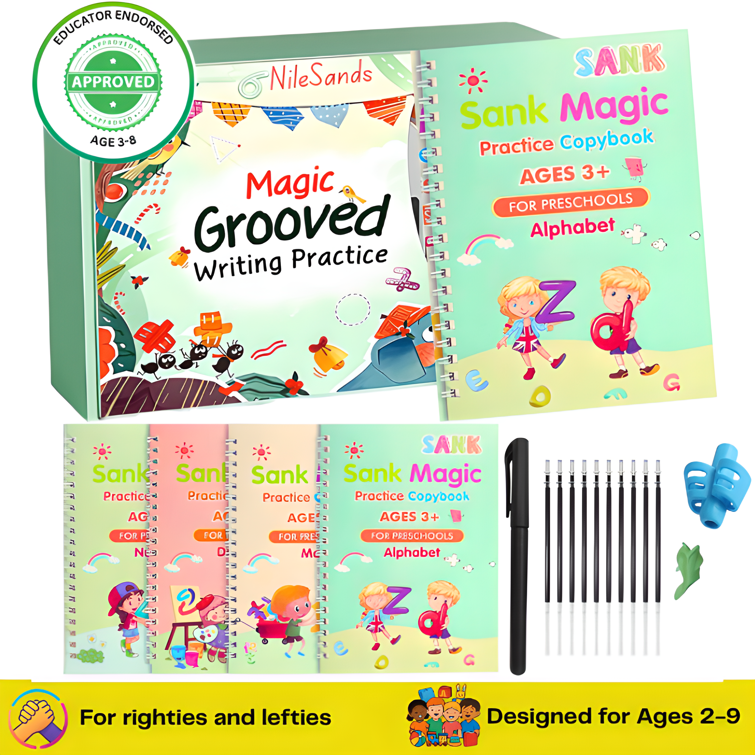 4-in-1 WonderScript™ Kit — Ignite Your Child’s Confidence with Playful, Fearless Learning