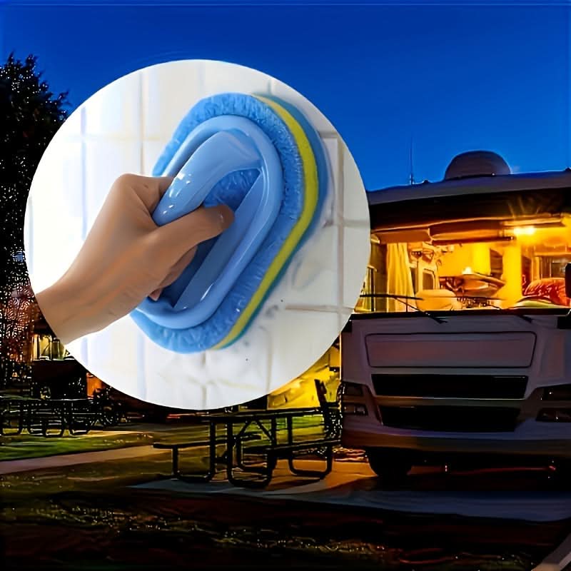 Multi-Surface Cleaning Sponge for Kitchen and Bathroom Use