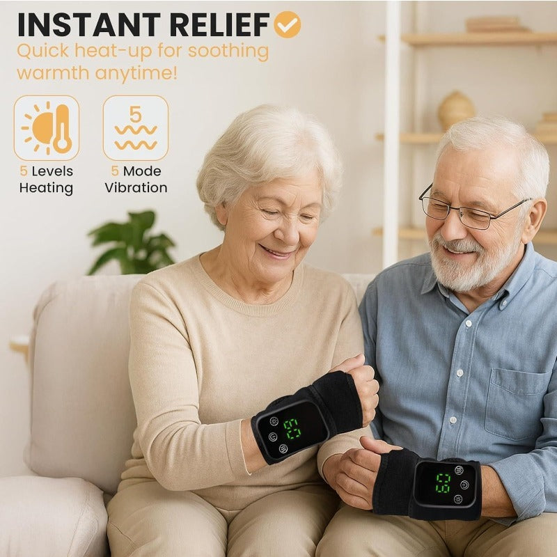 Rechargeable Heat and Vibration Wrist Massage Wrap