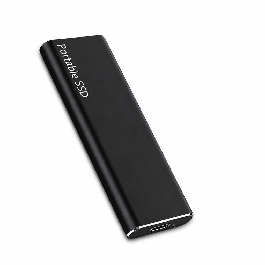 Portable 4TB USB-C Metal External Hard Drive