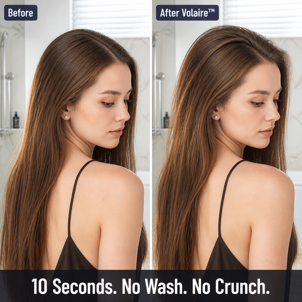 Volaire™ — Spritz Volume Into Flat, Day-Two Hair Minus the Sticky Crunch