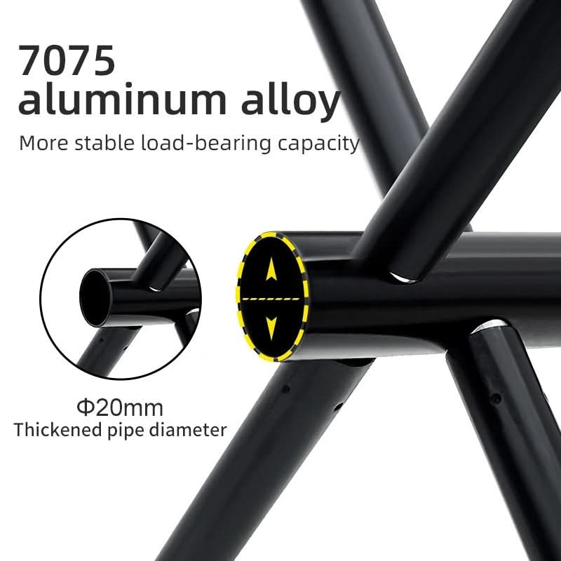 Folding Camping Stool in Portable Aluminum Design