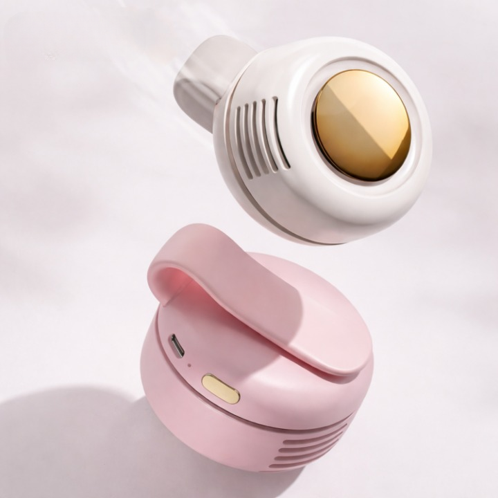 Portable Clip Fan with 360° Airflow – Silent Operation