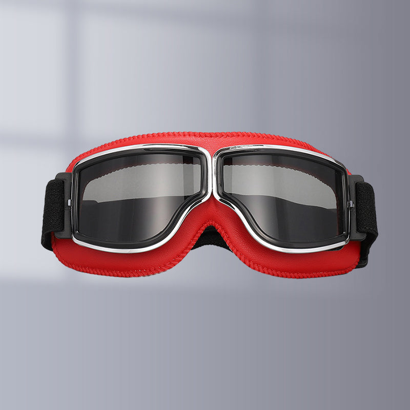 Adjustable Strap Vintage Style Motorcycle Goggles
