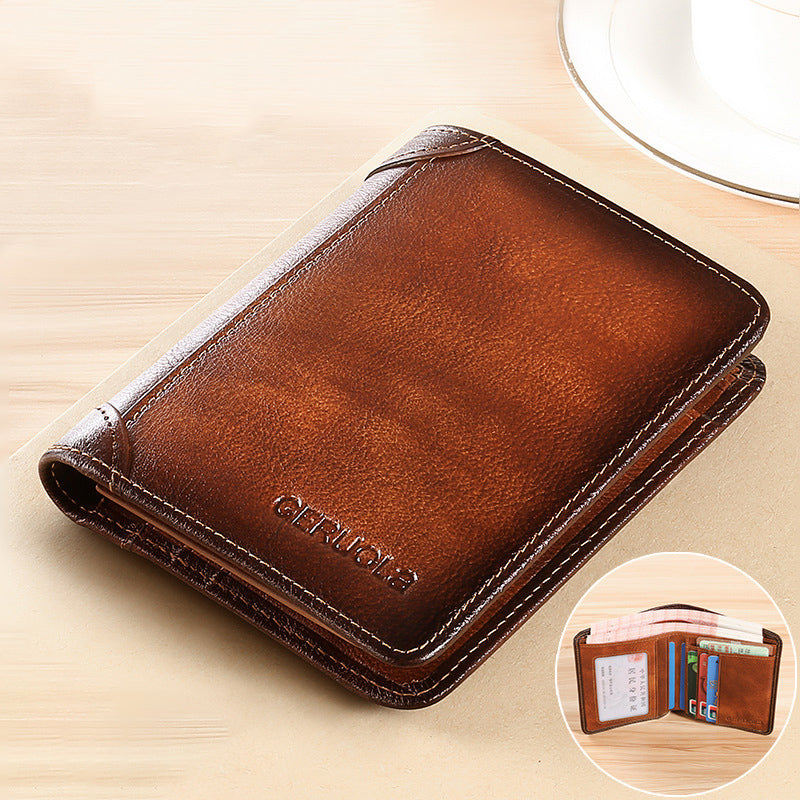Compact Secure Wallet for Men – RFID Blocking Technology