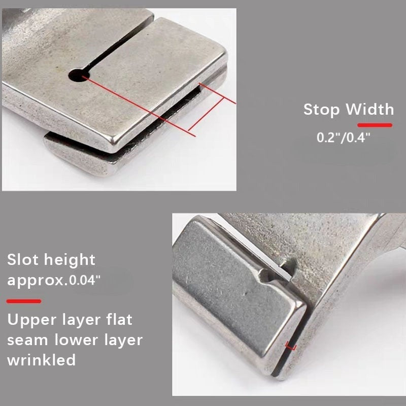 Piping Presser Foot for Sewing Machine – Accurate Pleats and Ruffles
