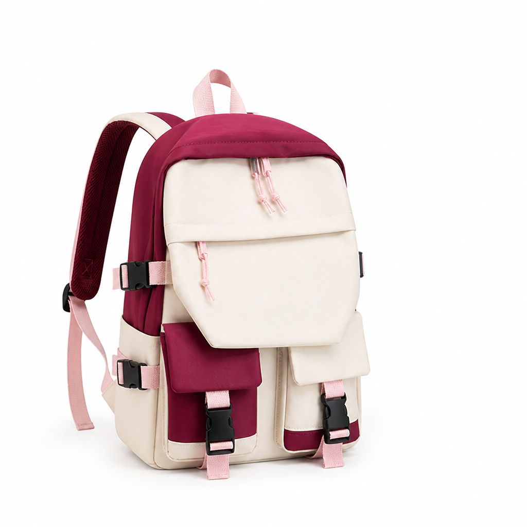 Lightweight Large-Capacity Korean-Style Backpack (Pencil Bag & Handbag Option)