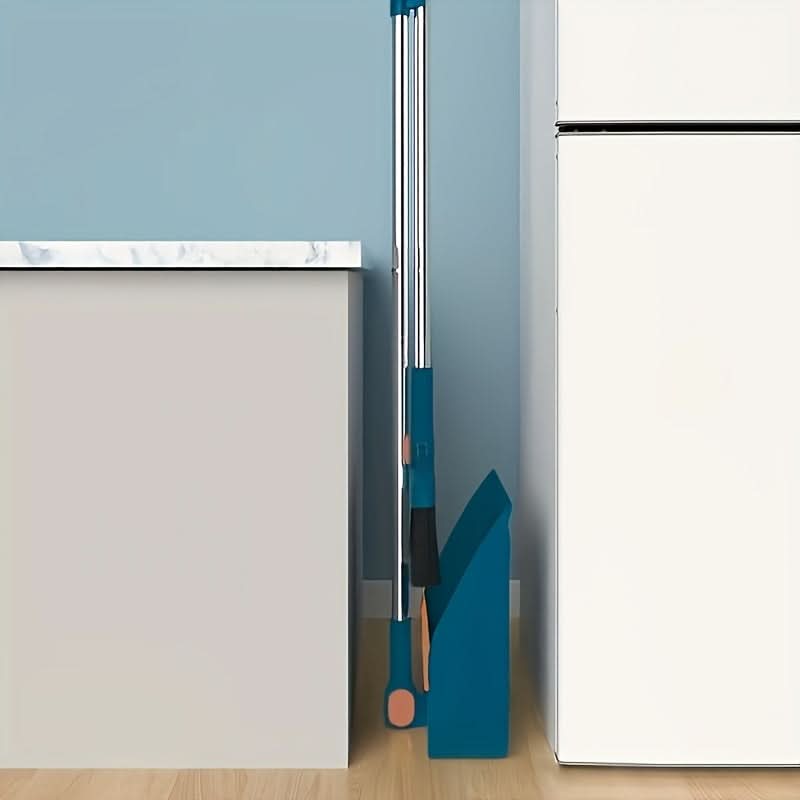 Cleaning Set with Long Handle Broom and Dustpan