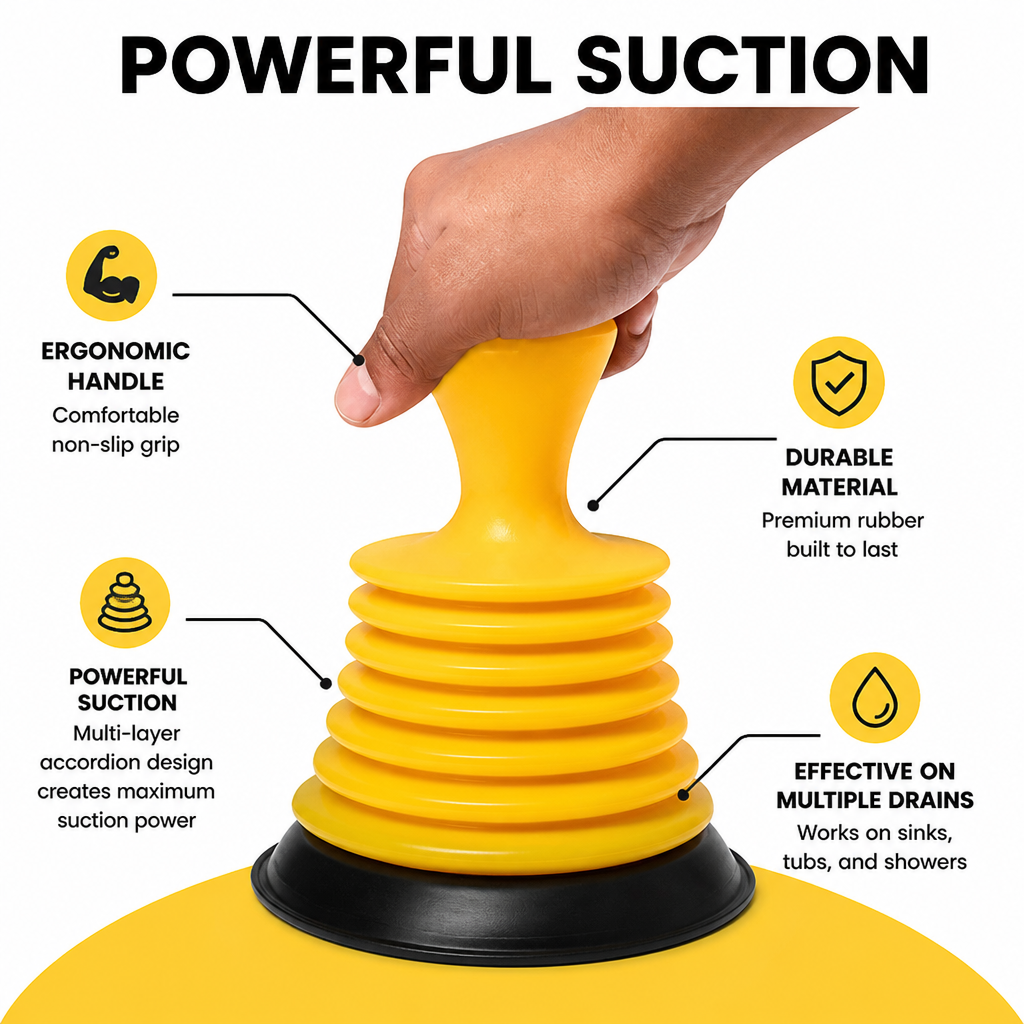 PowerSeal™ — Blast Away Clogs Fast and Reclaim Your Peace Instantly