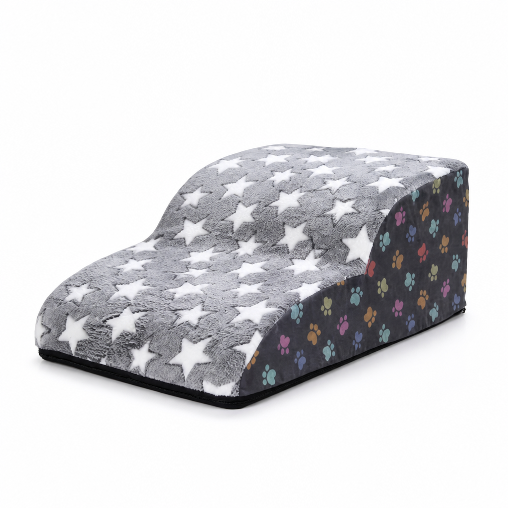 Non-Slip Plush Pet Stairs (2-5 Steps)