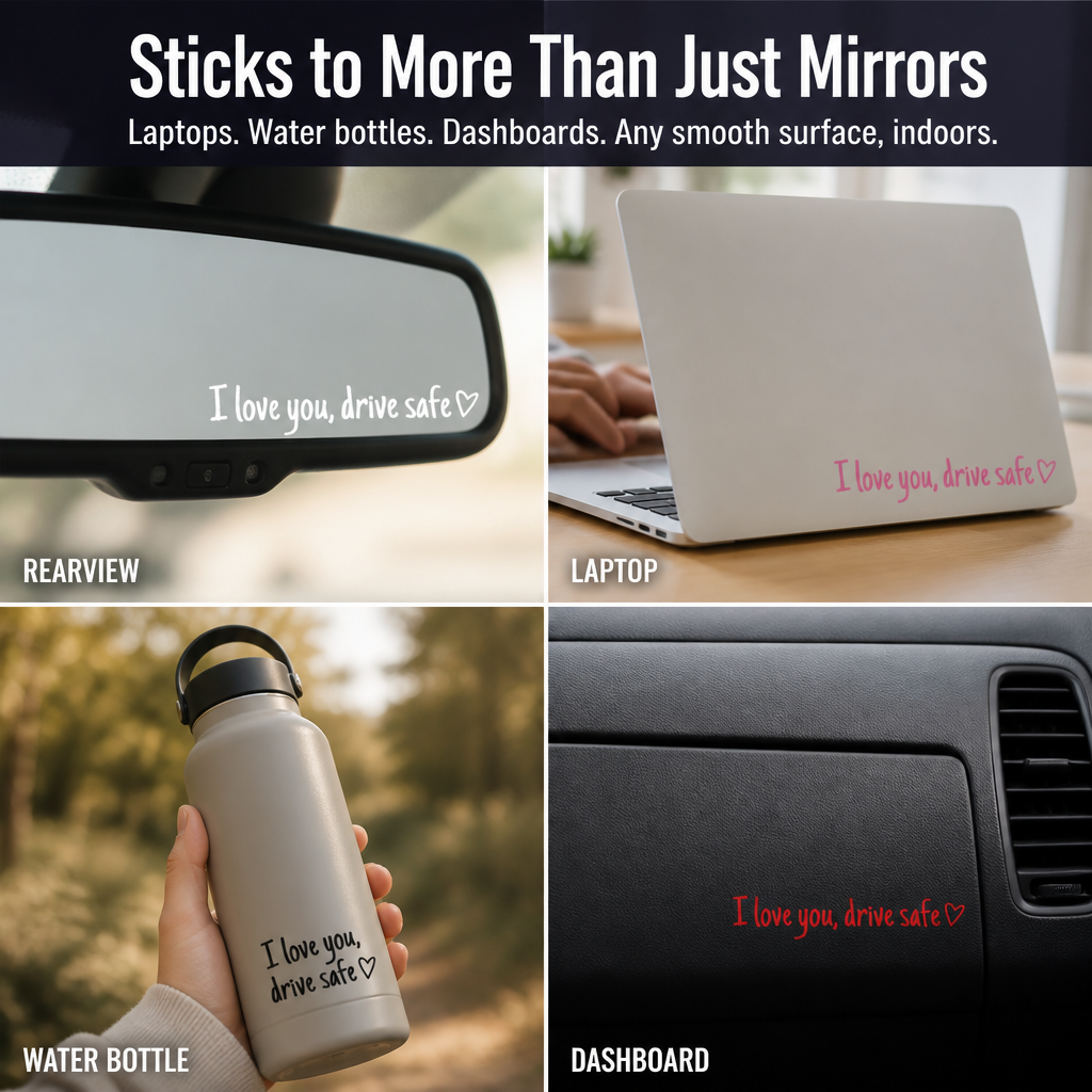 HeartBond™ — Transform Their Rearview Mirror Into a Daily Message of Love