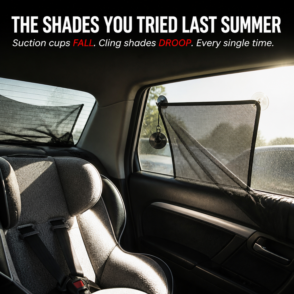 VentiShade™ — Slip on the Door, Block Sunlight, Let the Breeze In