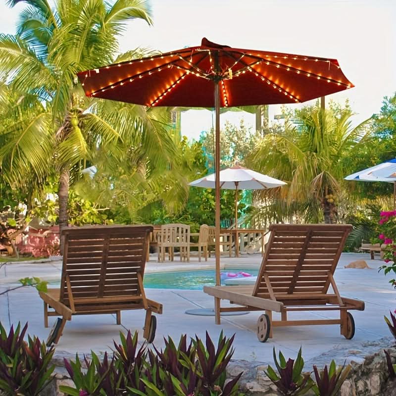 Remote-Controlled Cordless Light for Patio Umbrellas
