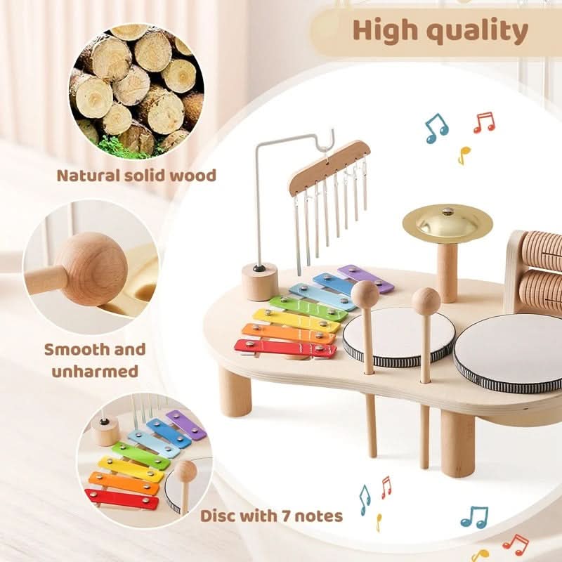 Enchanting Wooden Music Toy Collection for Young Explorers