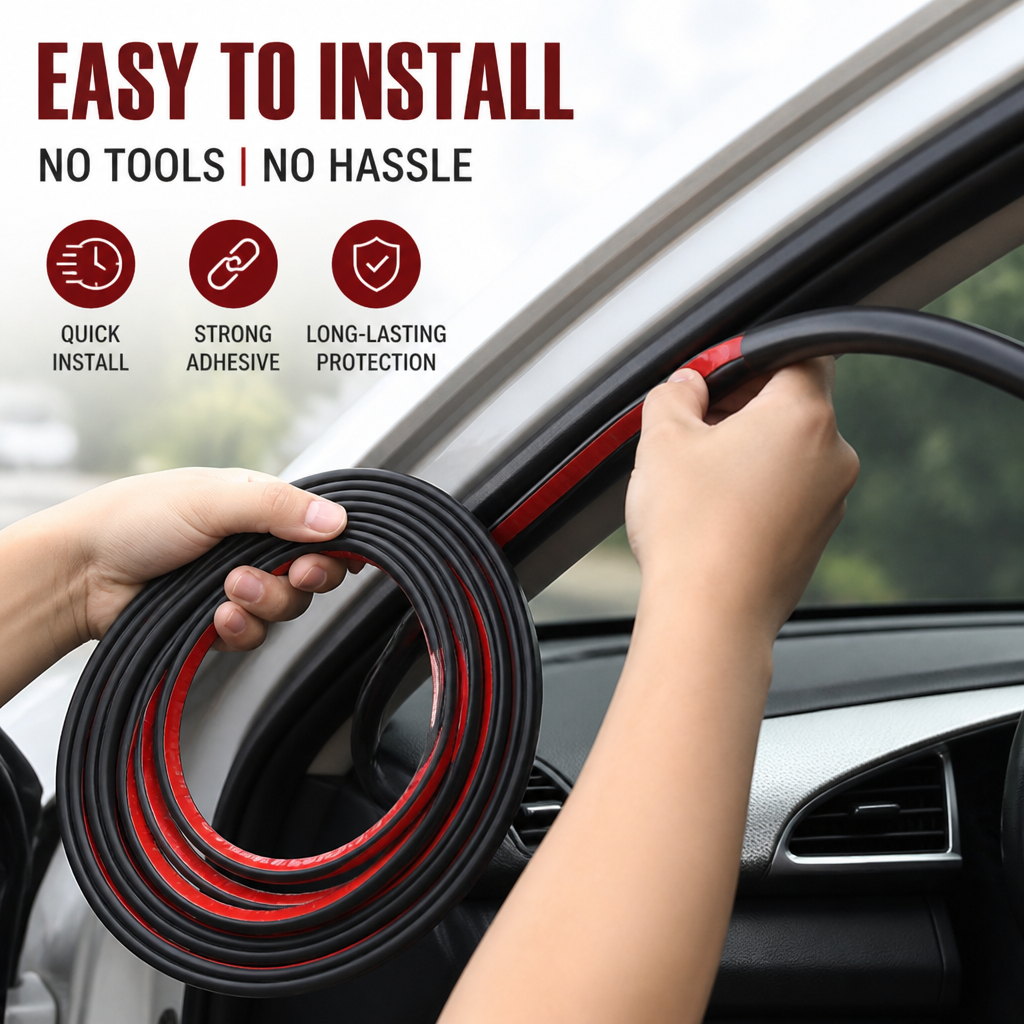 SilentGuard™ — Seal Out Road Noise, Wind & Dust in Minutes Flat