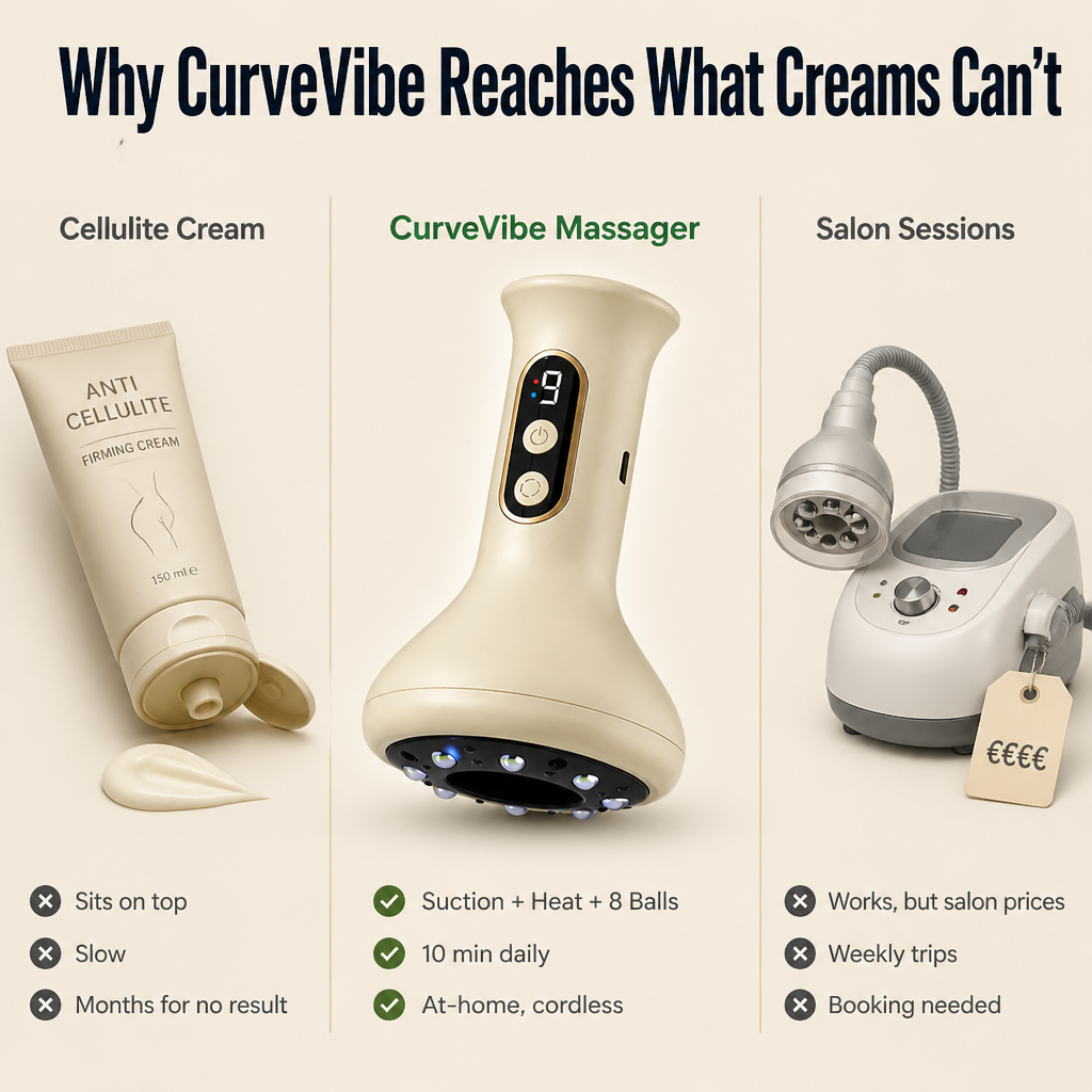 CurveVibe™ — Lift, Tone & Firm Cellulite-Prone Skin in Just 10 Minutes Daily