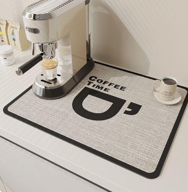 Quick-Drying Diatomaceous Kitchen Mat | Keeps Countertop Dry | Drip Mat