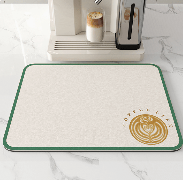 Quick-Drying Diatomaceous Kitchen Mat | Keeps Countertop Dry | Drip Mat