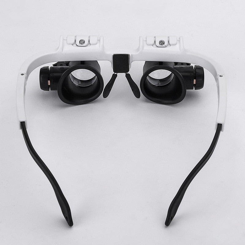 Professional Magnifying Glass for Jewelers – LED Loupe with 8x, 15x, 23x Lenses