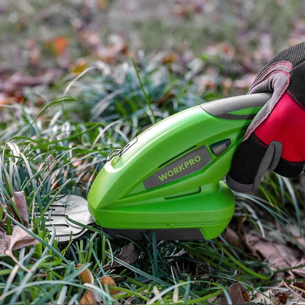 Cordless Hedge Trimmer with Lightweight Design for One-Handed Use