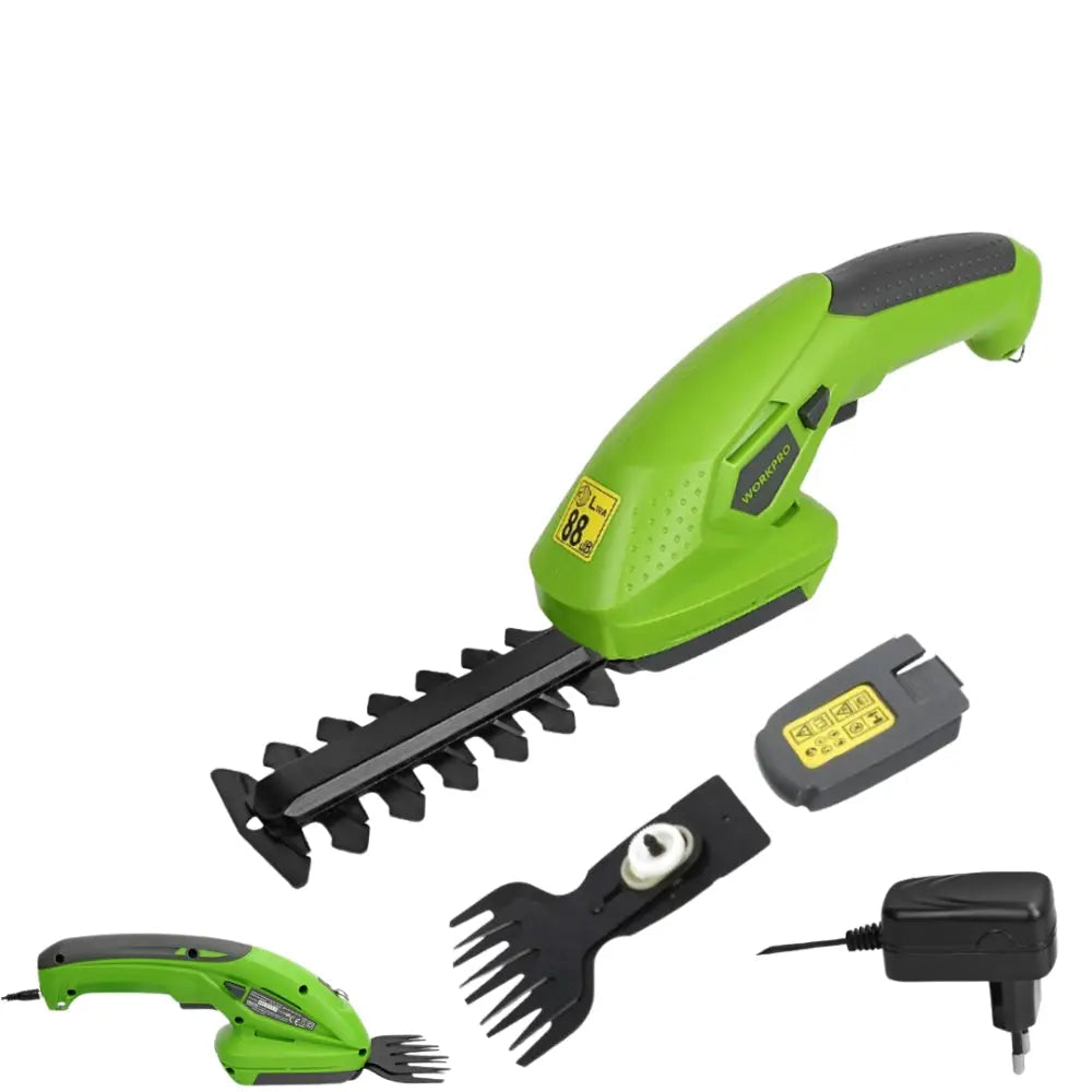 Cordless Hedge Trimmer with Lightweight Design for One-Handed Use