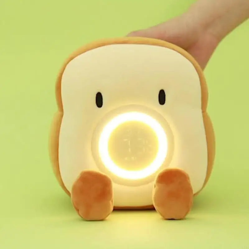 SnuggleGlow Rechargeable LED Alarm Clock & Night Light
