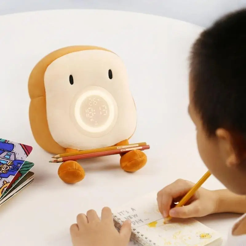 SnuggleGlow Rechargeable LED Alarm Clock & Night Light