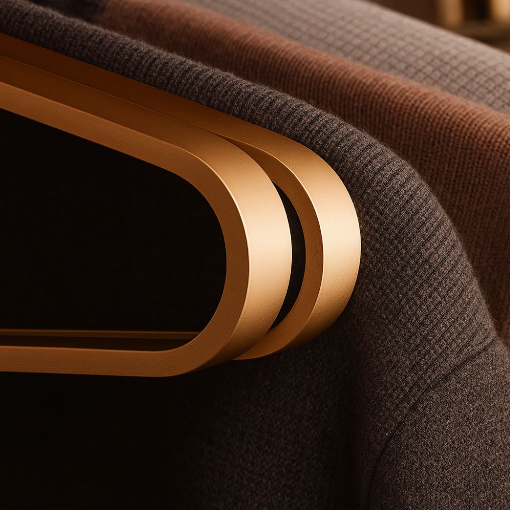Space-Saving Metal Hangers – Non-Slip Slim Alloy Hangers for Coats, Dresses & Suits