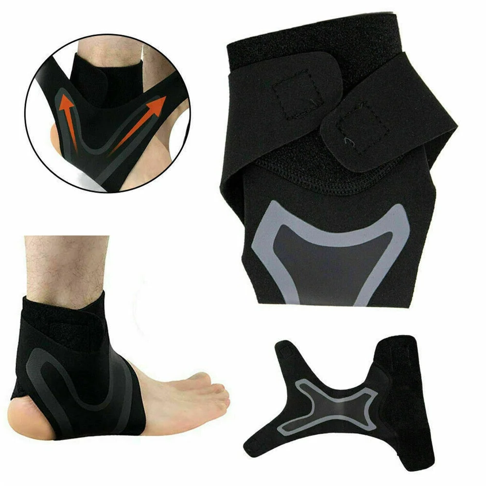 Adjustable Compression Sleeve for Ankle Support and Pain Relief