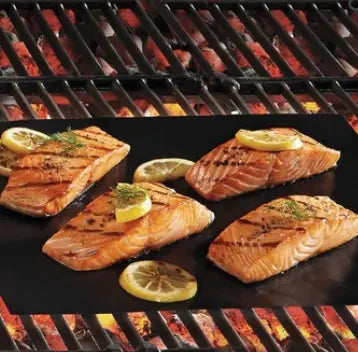 Grill Mat Set of 2 – Easy Cleaning, No Residue