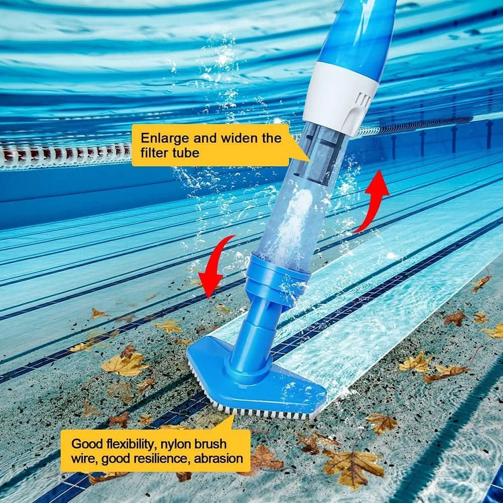 Rechargeable Handheld Vacuum for Pools and Spas with Telescopic Pole