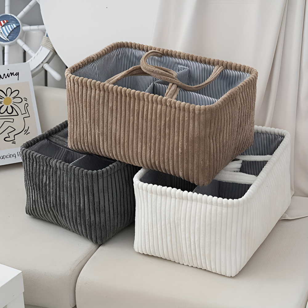 Storage Basket | Open Design | Durable Fabric Container