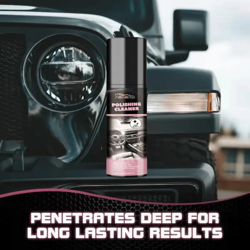 Polishing Spray for Car Interiors – Dry Finish Suitable for Plastic and Leather