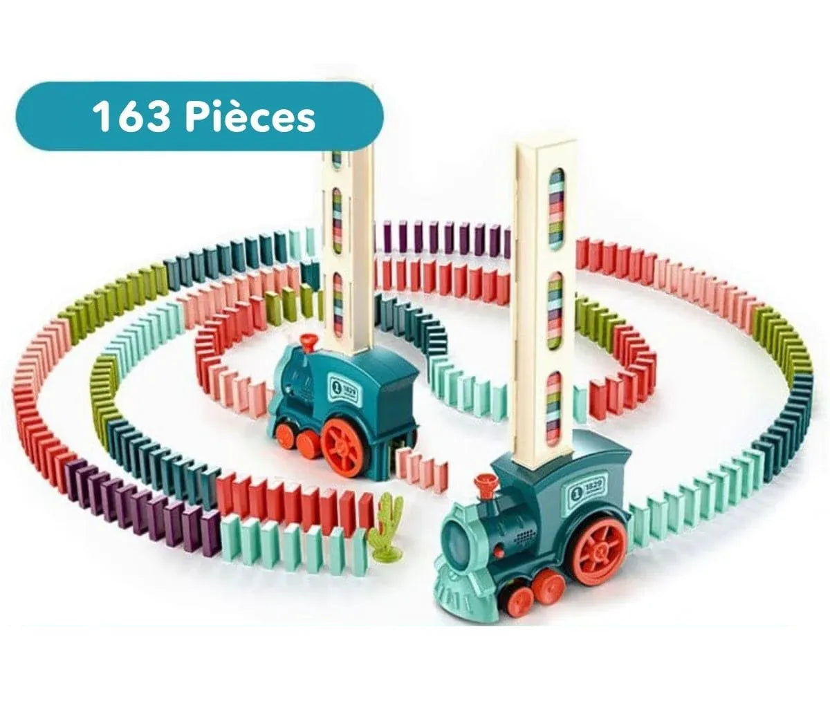 Domino Express Train: Ignite Imagination and Learning