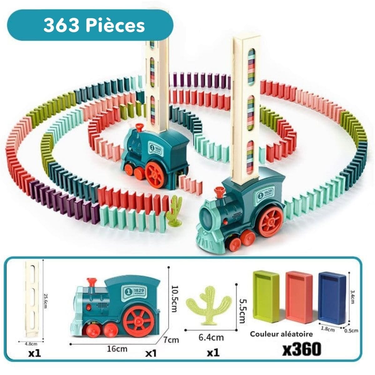 Domino Express Train: Ignite Imagination and Learning