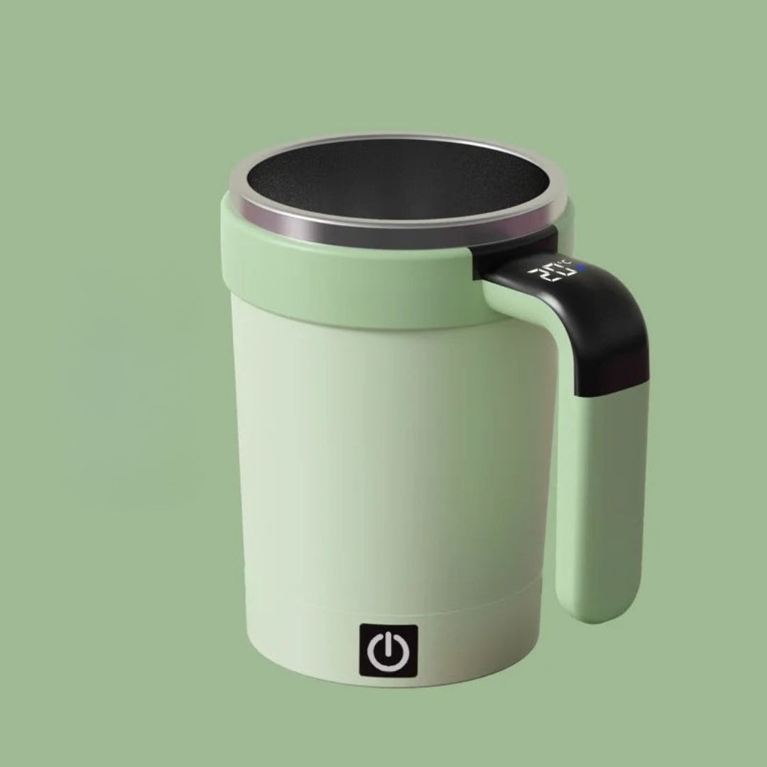 Smart Stirring Mug with Temperature Control – USB Rechargeable, BPA-Free, Leak-Resistant Design