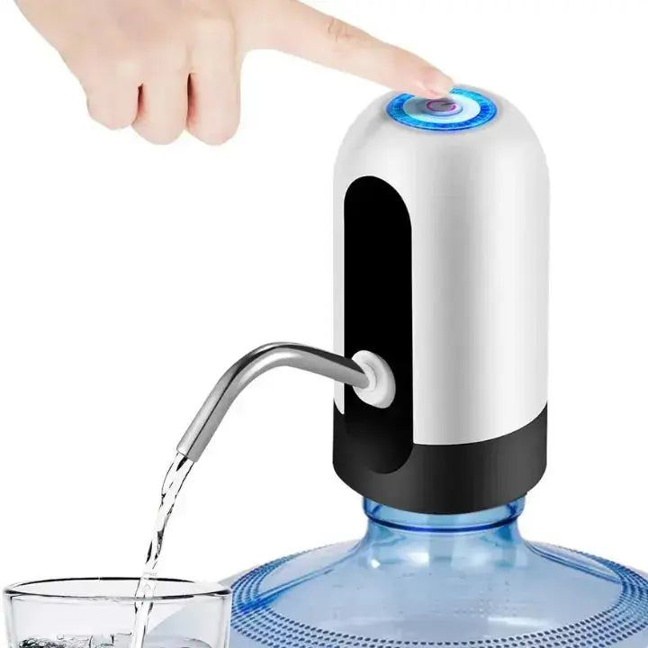 Automatic USB Rechargeable Water Bottle Pump – Wireless Design