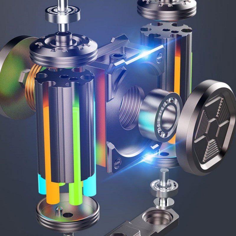 Detachable Component Metal Fidget Spinner