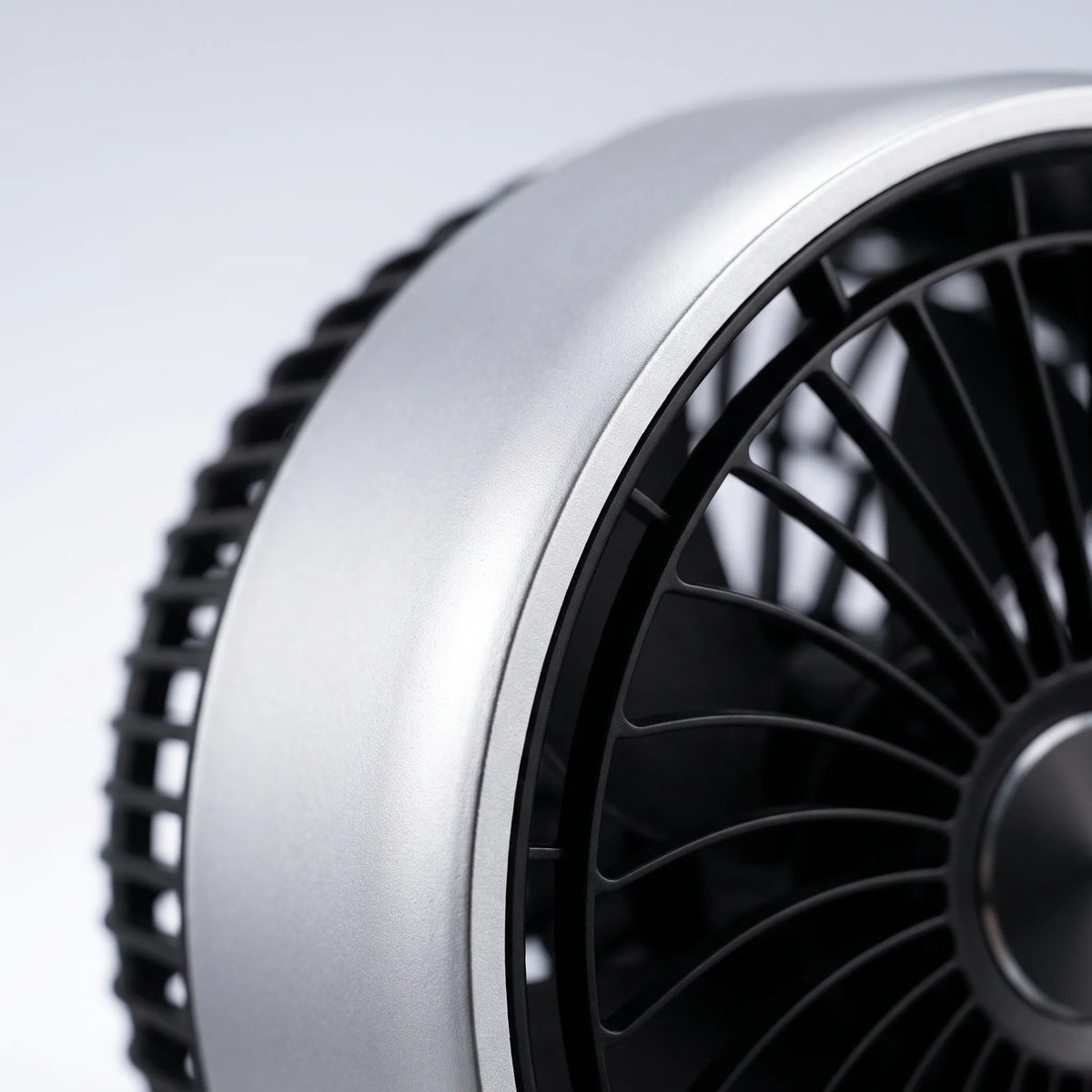 Cordless Rechargeable Desk Fan – Battery Operated, Quiet with Tilt and Suction Base