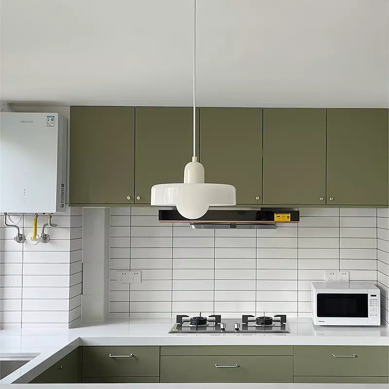 Chic Colored Glass Pendant Light for Modern Interiors