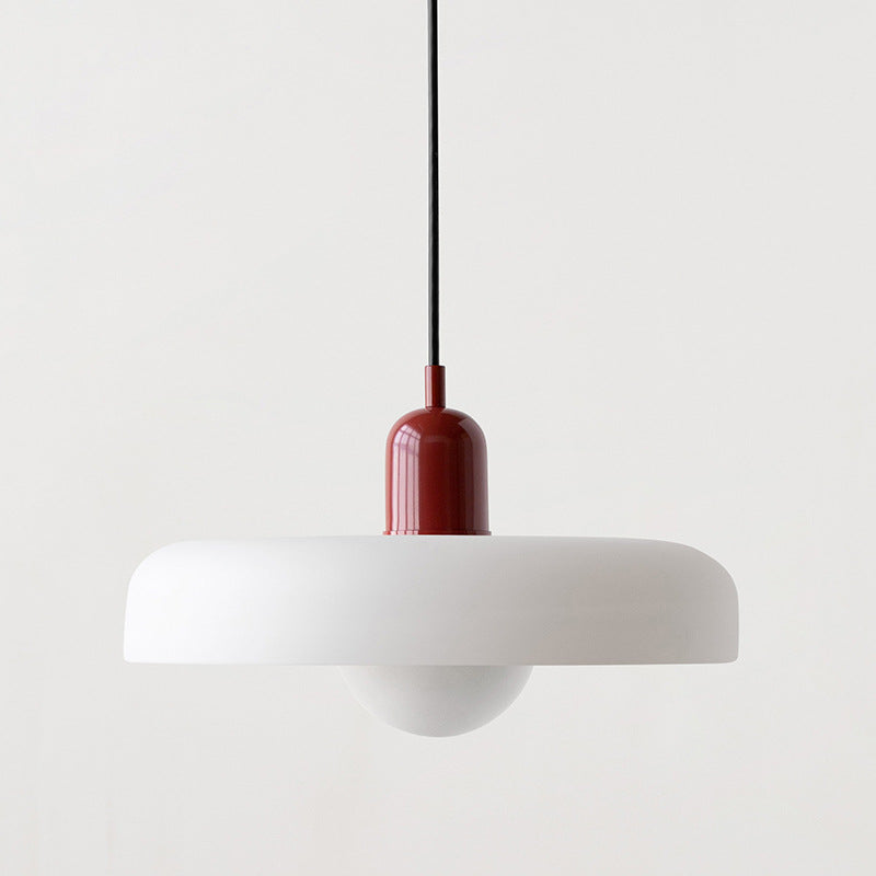 Chic Colored Glass Pendant Light for Modern Interiors