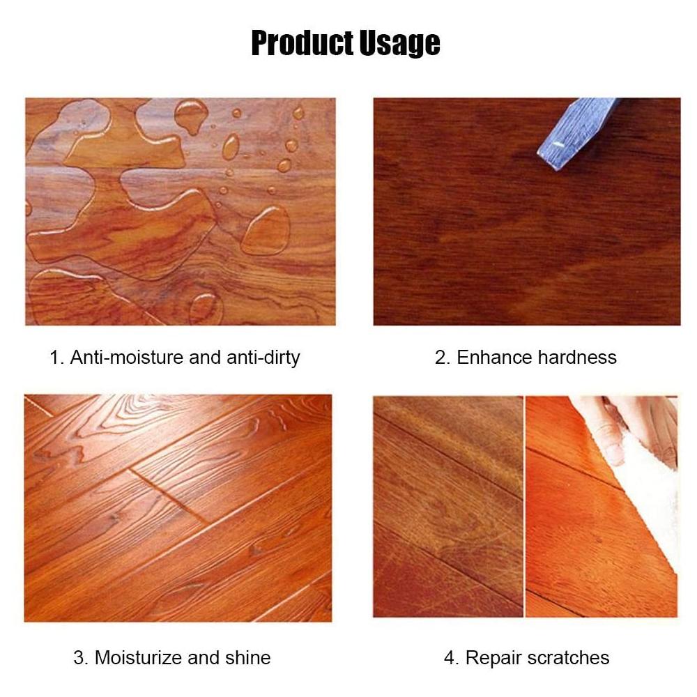 Natural Wood Seasoning Wax with Beeswax for Furniture Restoration