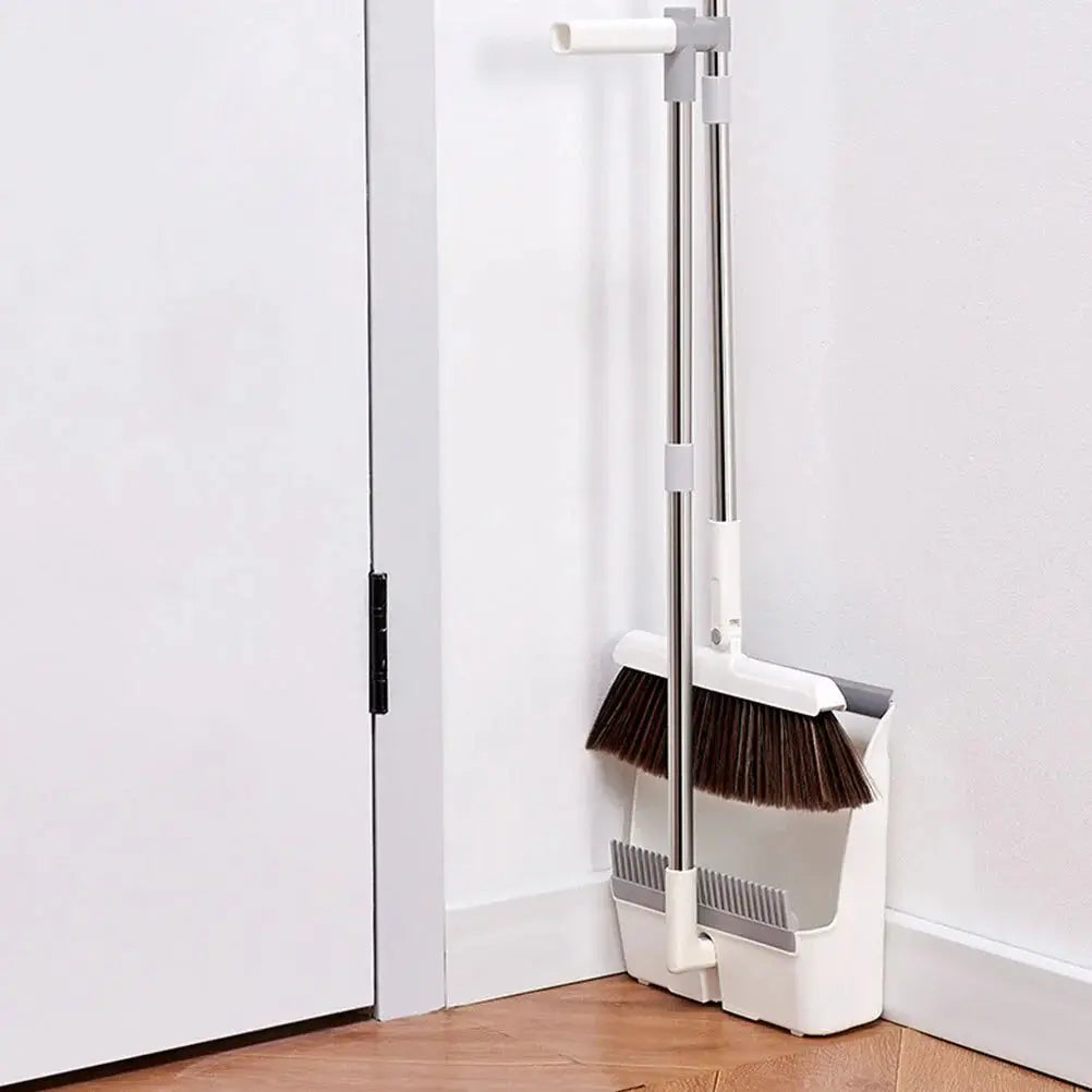 Long Handle Broom and Dustpan Combo – Bend-Free Cleaning Tool